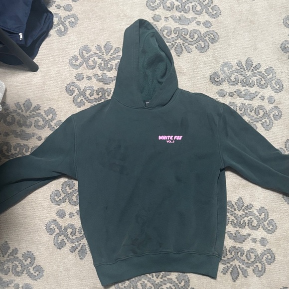 White Fox Boutique Tops - White Fox Boutique Green Hoodie